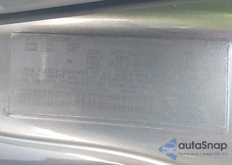 2000 Toyota Tacoma z USA, uszkodzony, nr VIN 4TANL42N1YZ662556